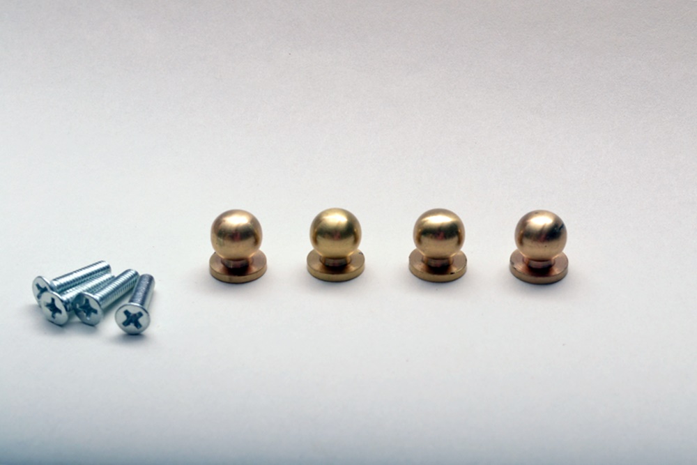 Solid Brass Small Knob Set prokraft